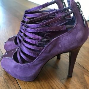 ALDO PURPLE SUEDE SHOES